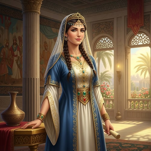 AI Design for take off the hilo around her head