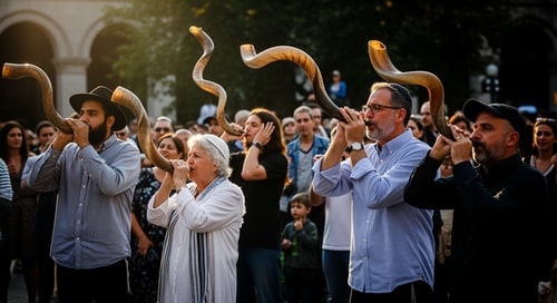 AI Design for תקיעת שופרות פומבית תמונה