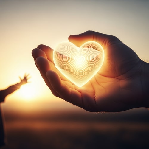 AI Design for picture portraying a fathers heart