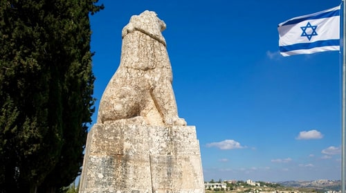 AI Design for make the flag in the right corner