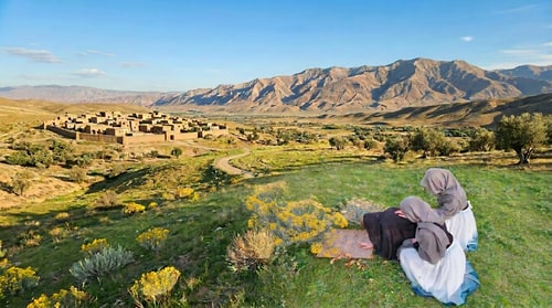 AI Design for combine the two pictures