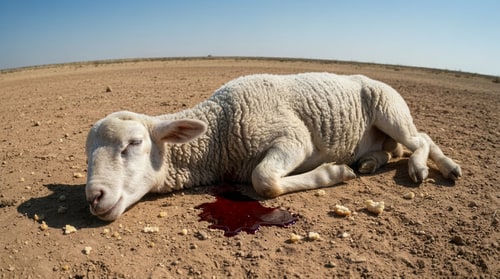 AI Design for add a little puddle of blood at the neck area