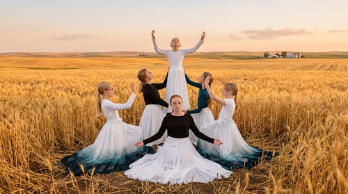 AI Design for make a background of wheat fields to the picture