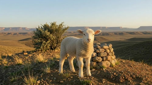 AI Design for make the lamb little bigger