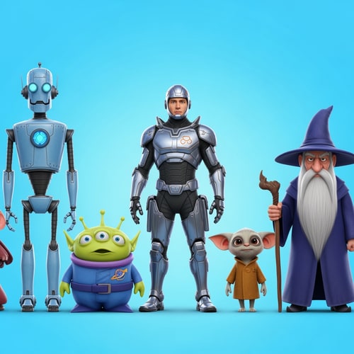 AI Design for Separate the characters from each other so there is space between each one