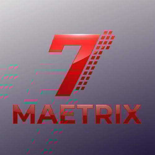 AI Design for my logo name is  matrix ," MAETRIX" BE PROFASANAL