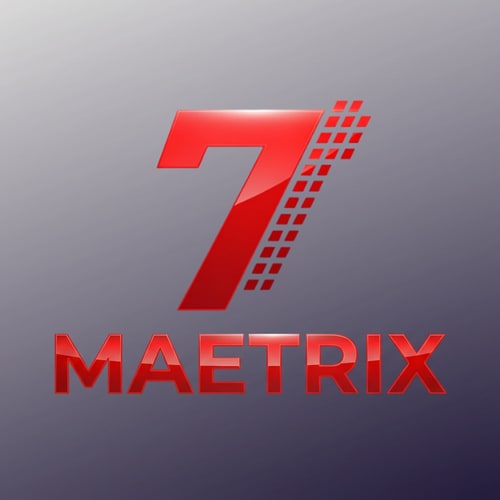AI Design for my logo name is  matrix ," MAETRIX" BE PROFASANAL