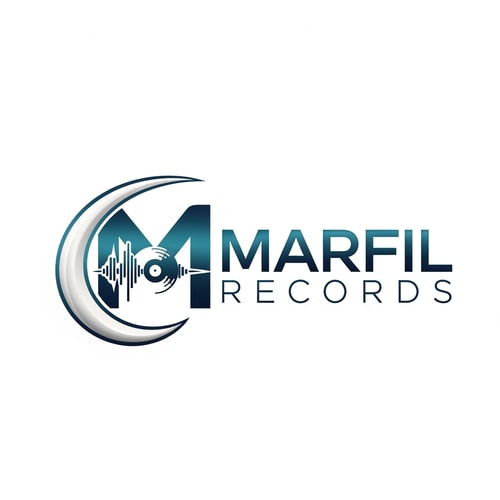 AI Design for please, could you create a logo for a house music label named "Marfil Records"