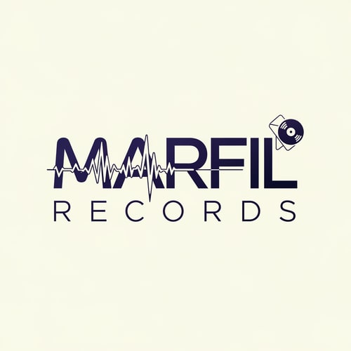 AI Design for please, could you create a logo for a house music label named "Marfil Records"