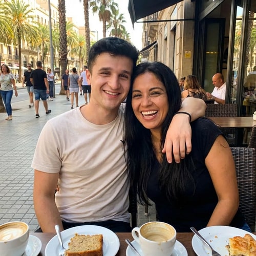 AI Design for Szerkeszd meg ezt a képet úgy hogy  kúrók 1 latin nőt