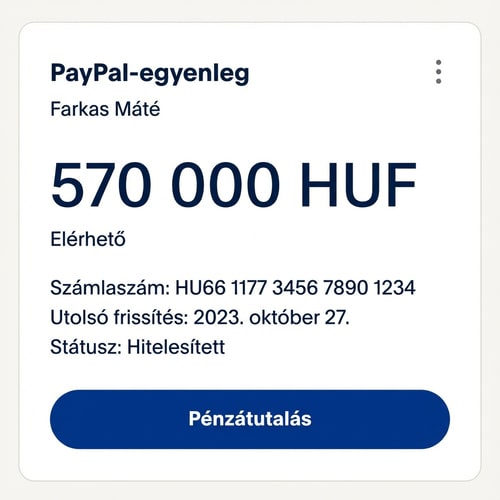 AI Design for szerkeszd meg valósan hogy van rajta 570 ezer. Legyyen rajta minden adat teljes nevem Farkas Máté stb