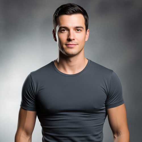 AI Design for no, me refiero a que parezca mas flaco pero con pecho y la misma pose y cara