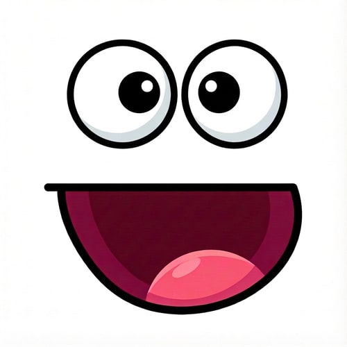 AI Design for make his eyes normal instead of the logo