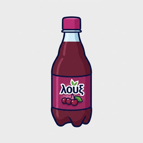 AI Design for vectorize this soda in this style: DO NOT ALTER THE SIZE OF THE SODA OR ADD ANY ADDITIONAL ICONS SIDE BY SIDE