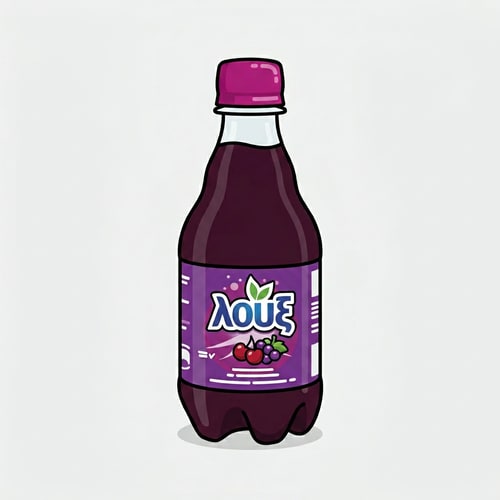 AI Design for vectorize this soda in this style: DO NOT ALTER THE SIZE OF THE SODA OR ADD ANY ADDITIONAL ICONS SIDE BY SIDE