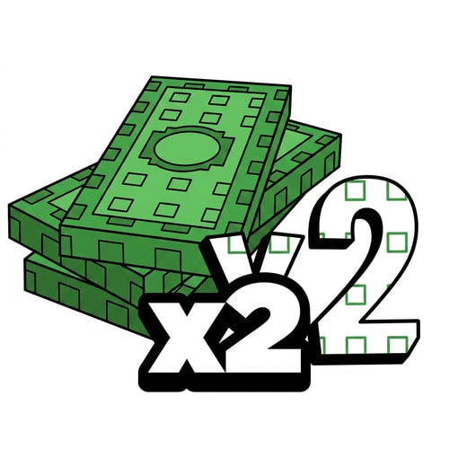 AI Design for make this 2x cash in the style of this 2x cash: