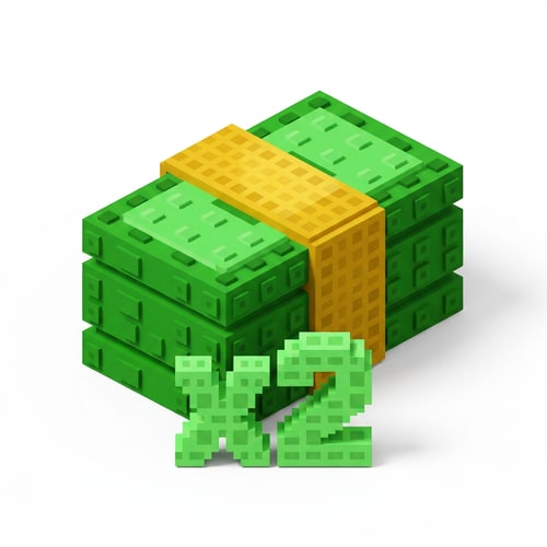 AI Design for make this 2x cash in the style of this 2x cash: