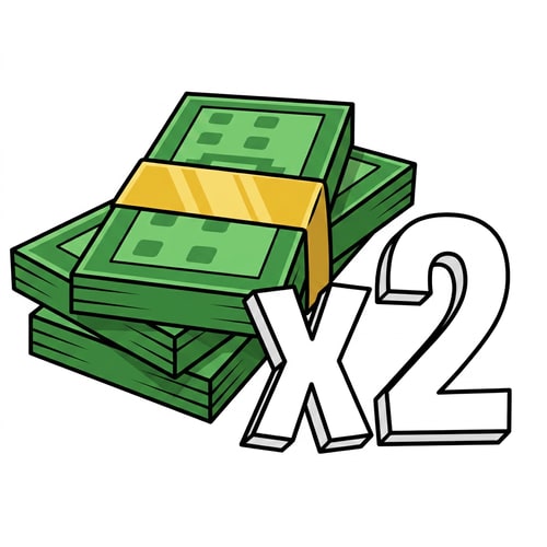 AI Design for make this 2x cash in the style of this 2x cash: