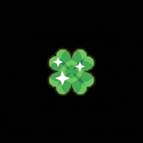 AI Design for make this clover smaller DO NOT CHANGE ITS DESIGN WHATSOEVER JUST MAKE THE CLOVER SLIGHTLY SMALLER