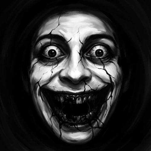 AI Design for make this face even more scary