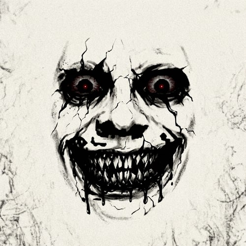 AI Design for make this face even more scary