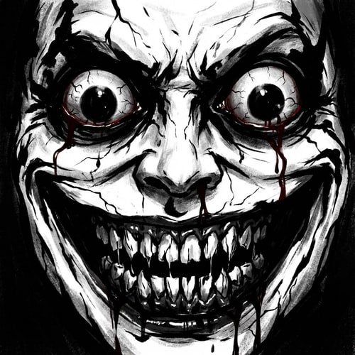 AI Design for make this face even more scary