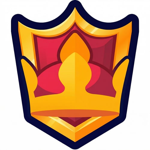 AI Design for give the same color scheme from the crown and apply the crowns color scheme to the shield DO NOT CHANGE ANYTHING ELSE