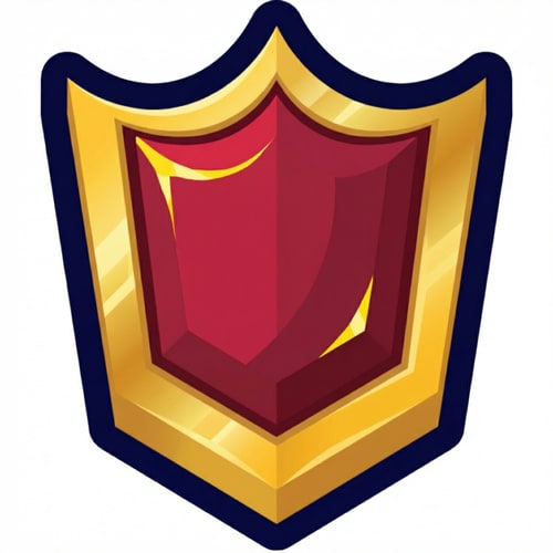 AI Design for give the same color scheme from the crown and apply the crowns color scheme to the shield DO NOT CHANGE ANYTHING ELSE