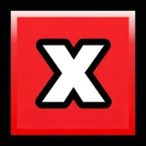 AI Design for make the black outline slightly less thick, DO NOT CHANGE ANYTHING ELSE ONLY TOUCH THE BLACK OUTLINE OUTSIDE OF THE X BUTTON, NOT ON THE INSIDE