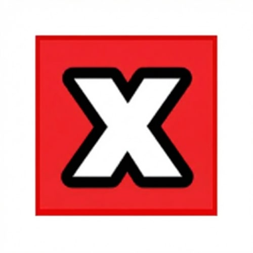 AI Design for make the black outline slightly less prominent , DO NOT CHANGE ANYTHING ELSE ONLY TOUCH THE BLACK OUTLINE OUTSIDE OF THE X BUTTON, NOT ON THE INSIDE MAKE THE BG WHITE