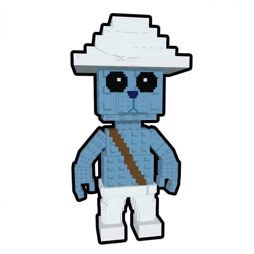 AI Design for make this character face the camera DIRECTLY