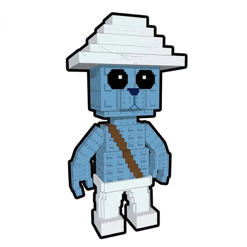 AI Design for make this character face the camera DIRECTLY