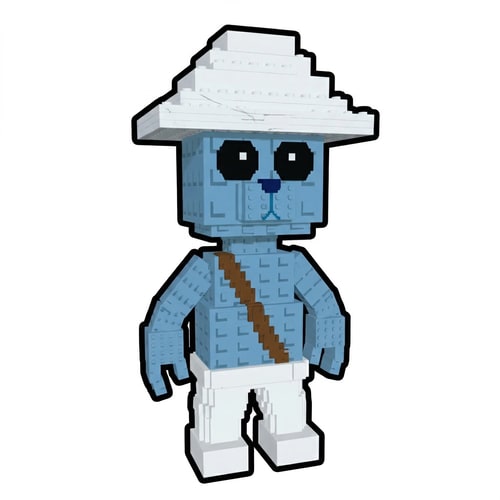 AI Design for make this character face the camera instead of turning slightly