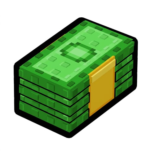 AI Design for replace this cash bills texture with these bills, keep the same exact structure and size of the cash pile just alter the bills appearances also keep the black outline to the bills