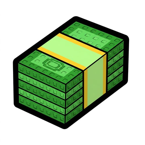 AI Design for replace this cash bills texture with these bills, keep the same exact structure and size of the cash pile just alter the bills appearances also keep the black outline to the bills