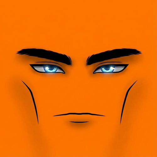 AI Design for make the background orange and change ABSOLUTELY NOTHING ELSE