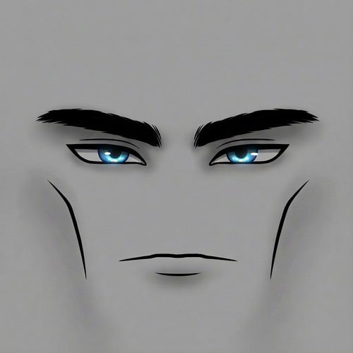 AI Design for darken the upper eyelight slightly and change ABSOLUTELY NOTHING ELSE