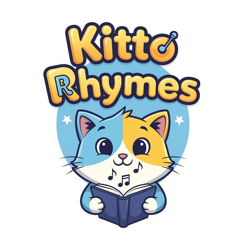 AI Design for kitto Rhymes logo — cartoon.