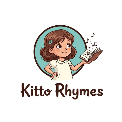 AI Design for kitto Rhymes logo — girl