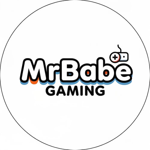 AI Design for Design a creative and memorable logo for a gaming YouTube channel named "MrBabe Gaming".

Style:
Clean, minimal, and slightly playful. The logo should feel unique and stand out without using neon colors or gradients.

Typography:
Use a custom, bold, playful font with smooth curves. The text should feel friendly but confident. Slight character in letters is important (not plain fonts).

Color:
Use solid colors only (no gradients, no neon). Prefer a strong contrast like black & white with one accent color (like orange, red, or blue).

Concept:
Focus mainly on typography. Add a subtle creative twist to the name "MrBabe" so it looks like a brand, not just text.
You can slightly modify one letter (like B or M) to create a unique identity.

Depth:
Add a slight 3D or raised effect (like soft shadow or layered look) so the logo feels like it is popping out.

Icon (optional):
You may include a very minimal gaming element (like a small controller shape or button), but keep it subtle and not distracting.

Composition:
Centered, balanced, and suitable for a circular profile picture. The logo should be clearly visible even at small sizes.

Overall Feel:
Fun, modern, and memorable — not aggressive, not childish, but playful and clean.

High quality, sharp edges, professional logo design.