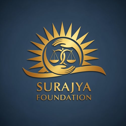 AI Design for Create a logo from scratch for Surajya foundation"Surajya" (pronounced Su-raaj-ya) translates most accurately to "Good Governance" or "Ideal State."
The word is derived from two Sanskrit roots:
"Su" (सु): Meaning good, virtuous, or beneficial.
"Rajya" (राज्य): Meaning kingdom, state, or rule.
1. Good Governance (Administration)
It refers to a system where the government or administration is transparent, accountable, and efficient. In a corporate sense, "Surajya" would imply ethical business practices and high-quality service to clients.
2. The Welfare State
It describes a land where the primary goal of the ruler is the well-being of the people. It isn't just about having power, but about using that power to ensure that every citizen is happy, safe, and prosperous.
3. Justice and Equality
"Surajya" implies a society where there is rule of law. No one is above the law, and justice is delivered fairly to everyone, regardless of their status.
Color : logo you can keep it in golden color with concept of sun