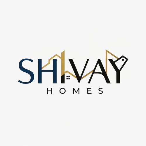 AI Design for "Design a modern and unique logo for a real estate brand named 'Shivay Homes' where the words 'Shivay' and 'Homes' are creatively merged into a single continuous wordmark. The typography should be elegant, premium, and slightly futuristic with smooth letter transitions. Incorporate subtle real estate elements like rooftops, buildings, or house outlines integrated seamlessly into the lettering. Use a sophisticated color palette such as deep blue, gold, black, or emerald green to convey trust and luxury. The design should be minimal yet distinctive, suitable for branding, signage, and digital use. Avoid clutter, focus on clean lines and a memorable identity."Generate variations (luxury, minimal, traditional, Vastu-inspired, etc.)
in classy