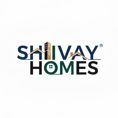 AI Design for "Design a modern and unique logo for a real estate brand named 'Shivay Homes' where the words 'Shivay' and 'Homes' are creatively merged into a single continuous wordmark. The typography should be elegant, premium, and slightly futuristic with smooth letter transitions. Incorporate subtle real estate elements like rooftops, buildings, or house outlines integrated seamlessly into the lettering. Use a sophisticated color palette such as deep blue, gold, black, or emerald green to convey trust and luxury. The design should be minimal yet distinctive, suitable for branding, signage, and digital use. Avoid clutter, focus on clean lines and a memorable identity."Generate variations (luxury, minimal, traditional, Vastu-inspired, etc.)
in classy