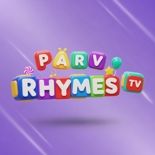 AI Design for “Create a bright and colorful 3D kids logo for the text ‘Parv Rhymes TV’. Each letter should look like soft toy blocks and glossy plastic cubes, with rounded edges and smooth reflections. Use vibrant colors like red, yellow, purple, blue and green. Place the word ‘PARV’ on top in small cube blocks and ‘RHYMES’ in bigger bold 3D blocks below it, and add a small ‘TV’ badge or cube at the side. Add cute kids elements like a small candy swirl, star, balloon or musical note on top of one letter. Background should be a smooth gradient purple with soft diagonal light rays. Style should be playful, cartoonish, kid-friendly, high detail, shiny 3D render, soft shadows, studio lighting, centered composition, ultra high resolution, perfect for a children’s YouTube channel logo.”
Is prompt se aapko ek unique, attractive aur kids-focused 3D logo milega jo rhymes channel ke liye perfect rahega.