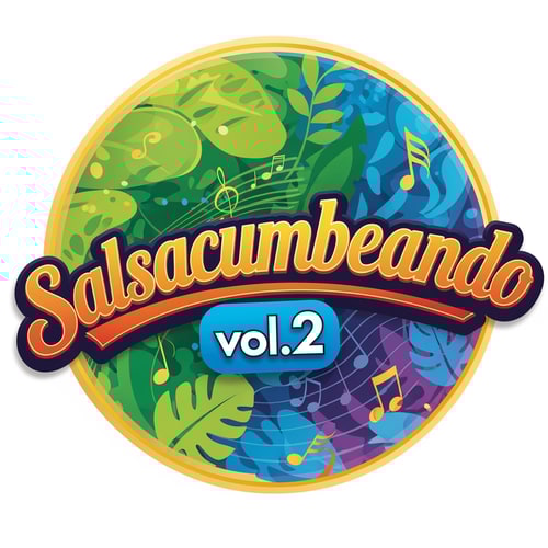 AI Design for HAZ UN LOGO MUY PADRE QUE DIGA: Salsacumbeando vol.2 SIN LAS PERSONAS BAILANDO