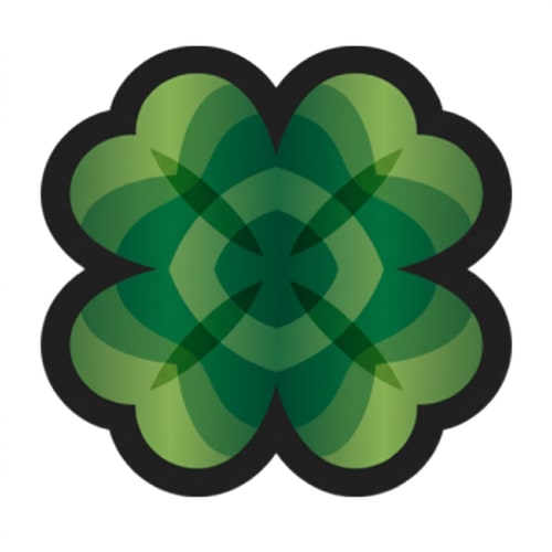 AI Design for make this clover green DO NOT CHANGE ANYTHING ELSE BESIDES ITS COLOR