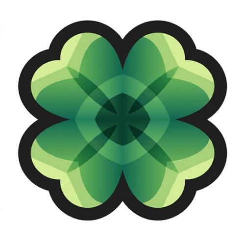 AI Design for make this clover green DO NOT CHANGE ANYTHING ELSE BESIDES ITS COLOR