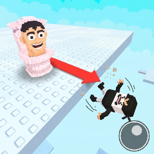 AI Design for make the ninja guy look like hes falling off the platform instead of just floating off the platform