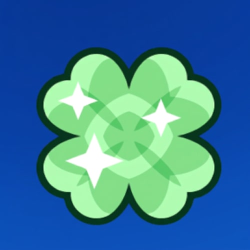 AI Design for make this clover a basic lightish green do not change anything else about it simply do a color swap from gold to green.