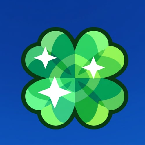 AI Design for make this clover green do not change anything else about it simply do a color swap from gold to green.
